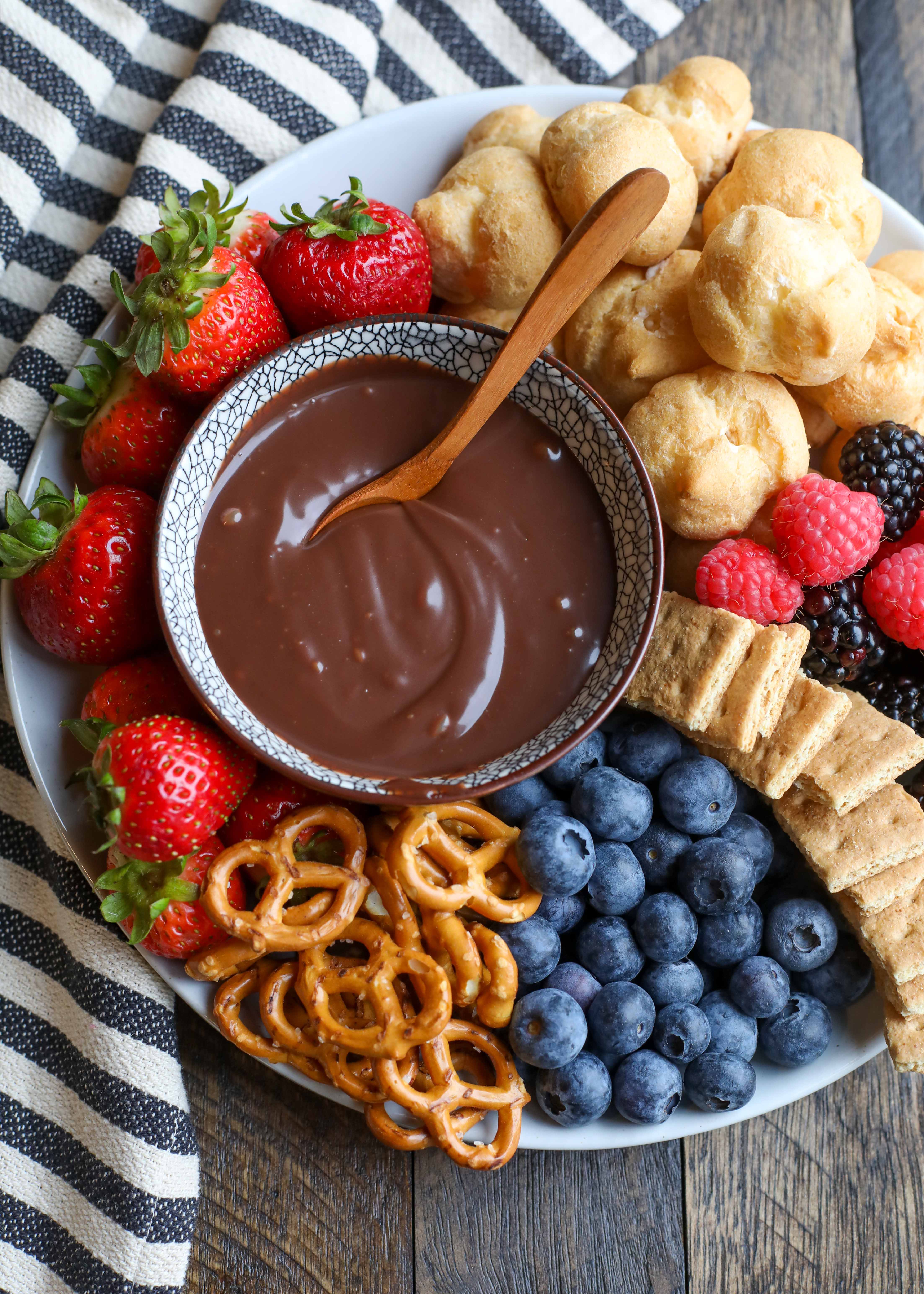 Create a Stunning Dessert Fondue Board with Varied Dippers